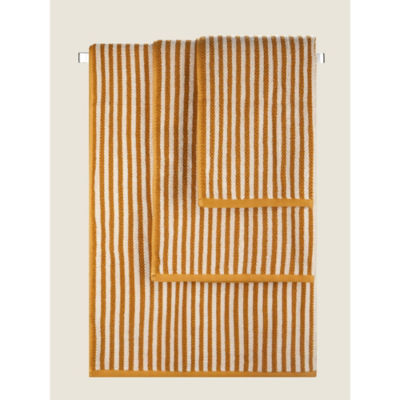 George Home honey popcorn stripe hand towel, UK version