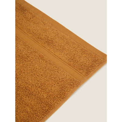 George Home butterscotch super-soft cotton hand towel, UK version