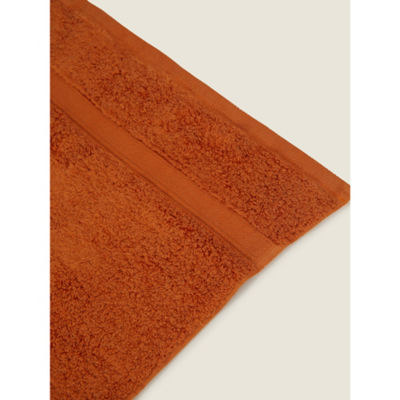 George Home burnt orange face cloth, UK version