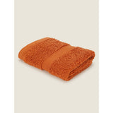 George Home Burnt Orange Super-Soft Cotton Face Cloth GOODS ASDA   