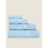 George Home blue super-soft cotton bath sheet - British product