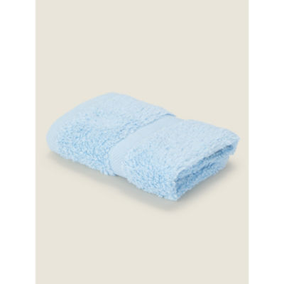 George Home face cloth soft blue, imported from the UK