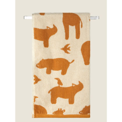 George Home yellow animal bath sheet 100x150cm, imported from the UK