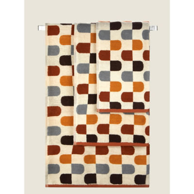ASDA George Home Crafted Geo Curve Bath Sheet Multi-coloured- Buy online at McGrocer
