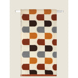 George Home Crafted Geo Curve hand towel multi-coloured cotton - British product
