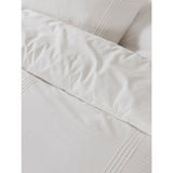 George Home white double pintuck duvet set - British product