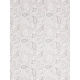 George Home Grey Paisley Duvet Set -Super King