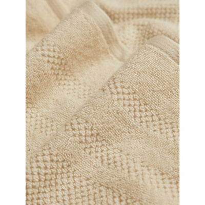Stacey Solomon cream popcorn textured hand towel 50x90 cm - British product