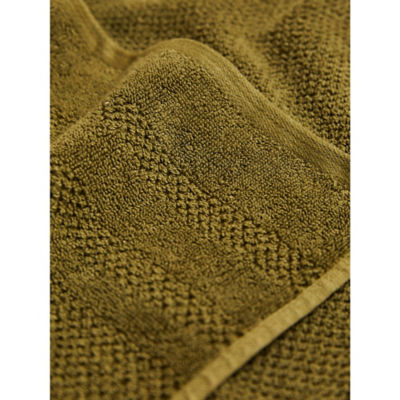 Stacey Solomon green popcorn textured bath sheet 100x150cm (British brand)