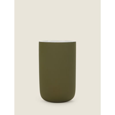 George Home matte green stoneware tumbler, imported from the UK