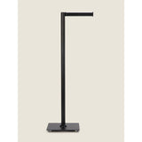 George Home matte black freestanding toilet roll holder (British brand)