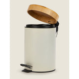 George Home Natural 3L Pedal Bin With Bamboo Lid