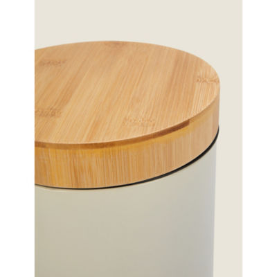 George Home Natural 3L Pedal Bin With Bamboo Lid