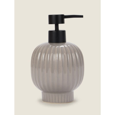 George Home Heather Ribbed Soap Dispenser - British product
