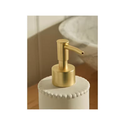At Home with Stacey Solomon white beaded soap dispenser - British product