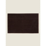 George Home brown solid chenille bath mat 50x80cm (British brand)