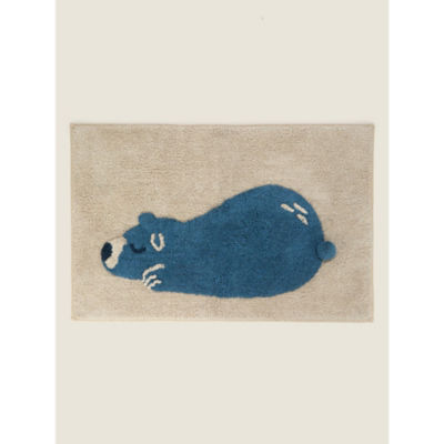 George Home Blue Bear bath mat 50x80 cm, imported from the UK