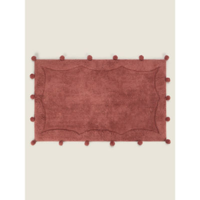 ASDA George Home Pink Barbican Pom-Pom Bath Mat 50 x 80 cm- Buy online at McGrocer