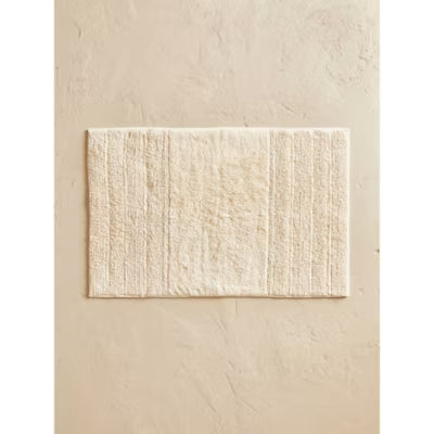 ASDA At Home with Stacey Solomon Creme Cut Loop Streifen Baumwoll-Badematte 50 x 80 cm – Jetzt bei McGrocer online kaufen