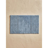 Stacey Solomon blue cut loop stripe bath mat 50x80cm imported from UK