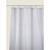 George Home grey stripe shower curtain 180 x 180 cm, UK version