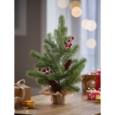 George Home green pine tree Christmas decoration 36x48cm, imported from the UK