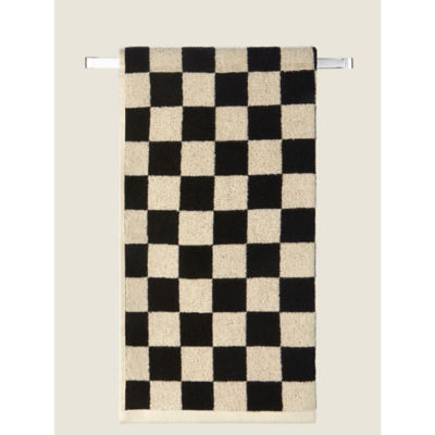 George Home checkerboard bath sheet 100cm x 150cm, UK version
