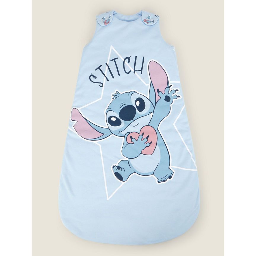 George Home Disney Stitch Blue Sleep Bag 2.5 Tog (6-18M) GOODS ASDA   