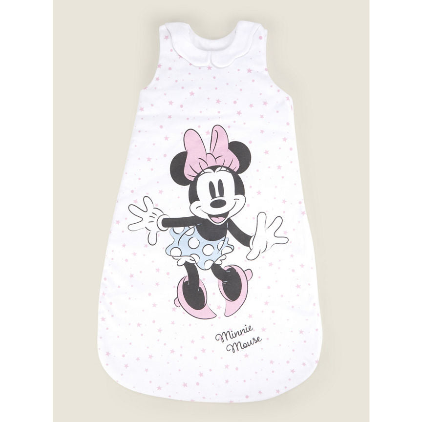 George Home Disney Minnie Mouse Pink Sleep Bag 2.5 Tog (18-36M) GOODS ASDA   
