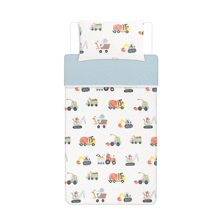 George Home Transport Reversible Toddler Duvet Set GOODS ASDA   