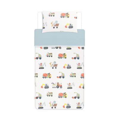 George Home multi-coloured reversible duvet set, UK version
