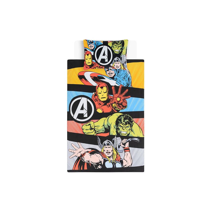 George Home Marvel Avengers Reversible Duvet Set - Single GOODS ASDA   