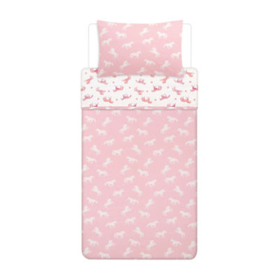 George Home ombre unicorn single duvet set, UK version