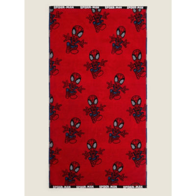 Disney Spiderman red jacquard towel 70x130cm, imported from the UK