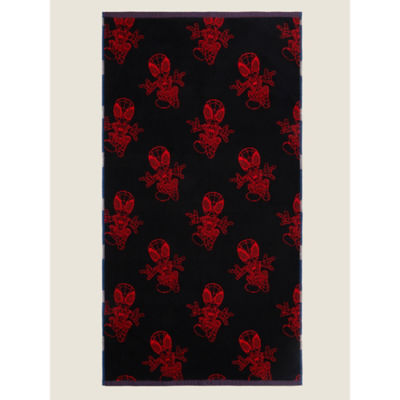 Disney Spiderman red jacquard towel 70x130cm, imported from the UK