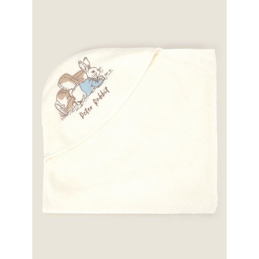 George Home Peter Rabbit Natural Hooded Towel