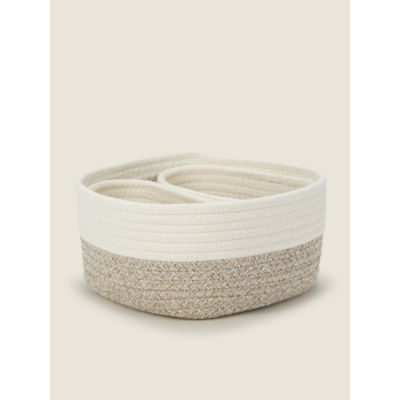 George Home grey white two-tone storage basket set, imported from the UK