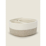 George Home grey white two-tone storage basket set, imported from the UK
