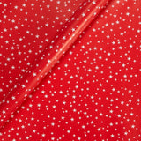 George Home Christmas red star wrapping paper 8M - British product