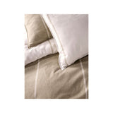 Stacey Solomon natural stripe brushed cotton duvet set king (British brand)