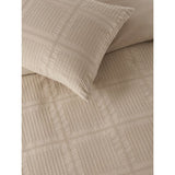 George Home Checked Waffle Duvet Set King, UK version