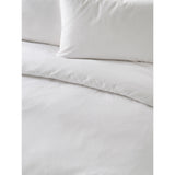 George Home white brushed cotton duvet cover king, UK version