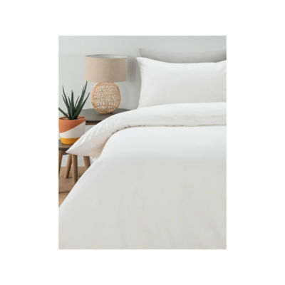 George Home Just Wellness White Cool Touch TENCEL™ Duvet Set - Super King