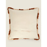 George Home tufted checkerboard cushion 45x45cm (British brand)