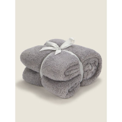 George Home teddy throw 150cm x 120cm - British product
