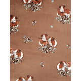 George Home brown autumn guinea pig throw 150x120cm (British brand)