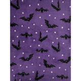 Purple bat super soft throw 150x120cm - British product
