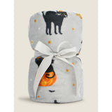 George Home grey cat super soft throw 150x120 cm - British product