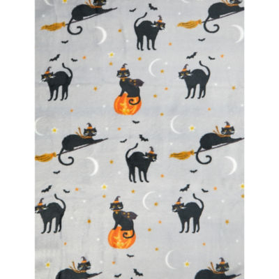 George Home grey cat super soft throw 150x120 cm - British product