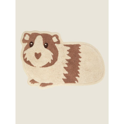 George Home guinea pig-shaped bath mat 55x80 cm (British brand)